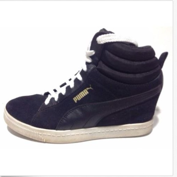 women's puma high heel sneakers
